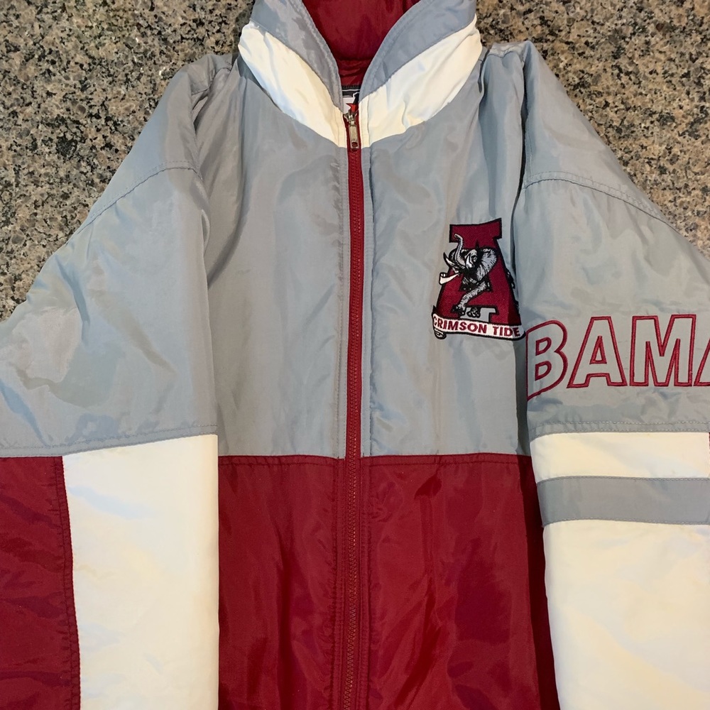 VTG Starter Crimson Tide Puffer Jacket XL